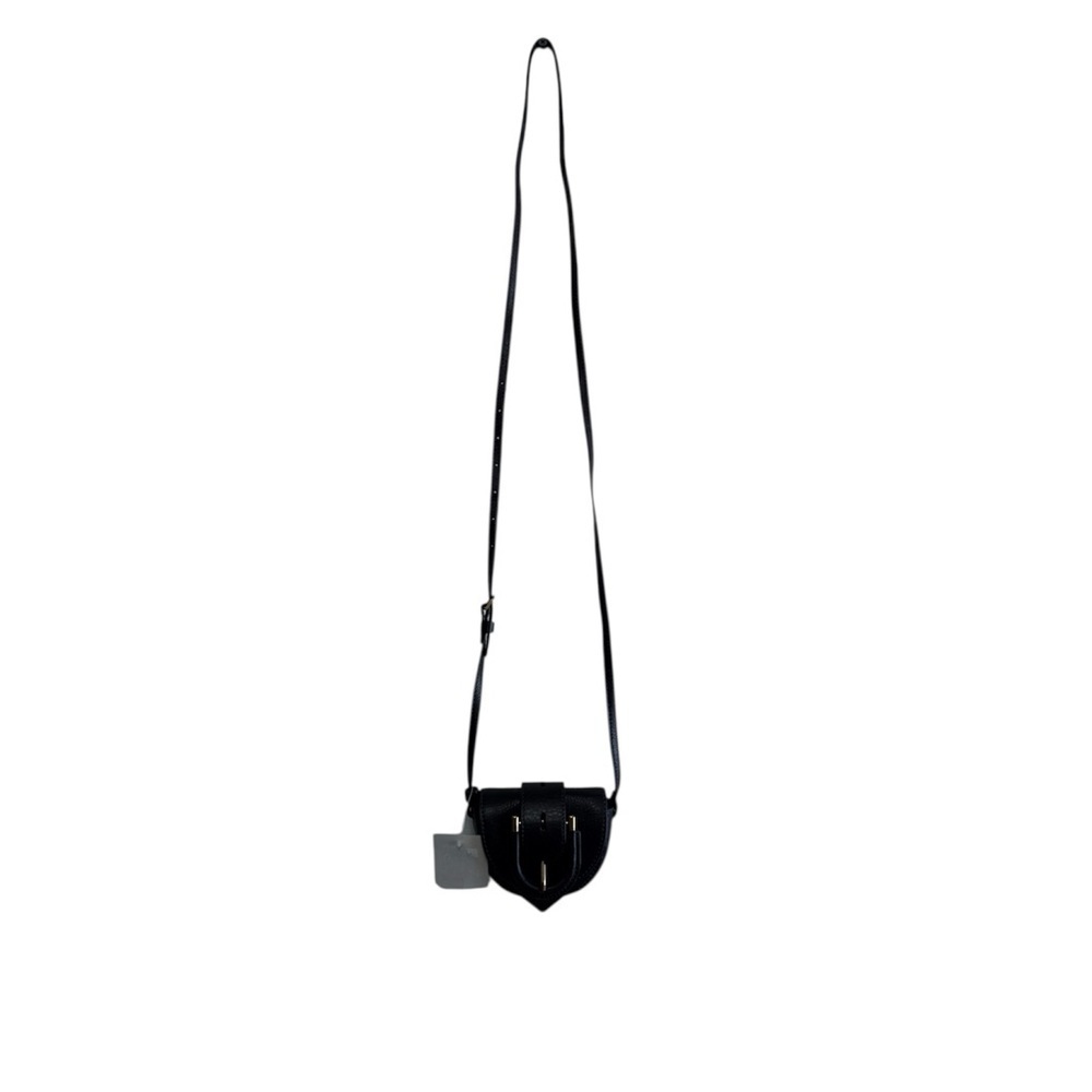 Fossil Harwell Mini Flap Crossbody Black Leather - Picture 2 of 11